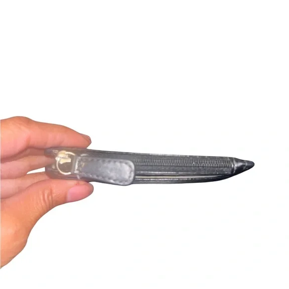 Coach Black Leather Mini Skinny ID Card Holder - Picture 4 of 9